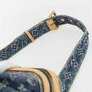 LOUIS VUITTON Monogram Denim Bum Bag Body Bag Blue M95347 LV Auth 158895SV-8
