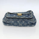 LOUIS VUITTON Monogram Denim Bum Bag Body Bag Blue M95347 LV Auth 158895SV-5