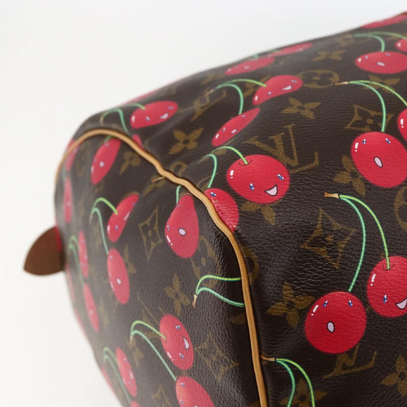 LOUIS VUITTON Monogram Cherry Keepall 45 Boston Bag M95011 LV Auth 158900SV