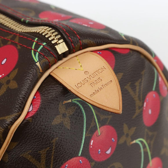 LOUIS VUITTON Monogram Cherry Keepall 45 Boston Bag M95011 LV Auth 158900SV