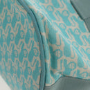 HERMES Animo Pixel GM Hand Bag Canvas Light Blue Silver Auth 158904V-11