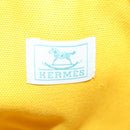 HERMES Animo Pixel GM Hand Bag Canvas Light Blue Silver Auth 158904V-17