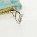 HERMES Animo Pixel GM Hand Bag Canvas Light Blue Silver Auth 158904V-21