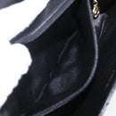 CHANEL Matelasse 25 Chain Shoulder Bag Lamb Skin Black Gold CC Auth 158905SAM-22