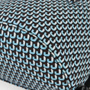 PRADA Backpack Nylon Light Blue Silver Auth 158915SAM-12