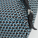 PRADA Rugzak Nylon Lichtblauw Zilver Auth 158915SAM-18