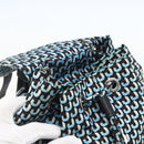 PRADA Rugzak Nylon Lichtblauw Zilver Auth 158915SAM-23