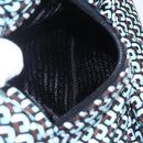 PRADA Rugzak Nylon Lichtblauw Zilver Auth 158915SAM-30