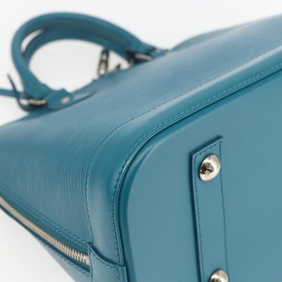 LOUIS VUITTON Epi Alma PM Hand Bag Cyan LV Auth 158917SAV