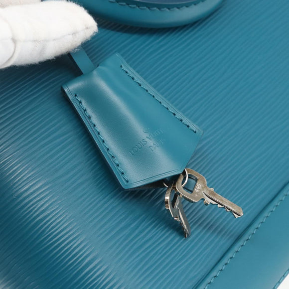 LOUIS VUITTON Epi Alma PM Hand Bag Cyan LV Auth 158917SAV