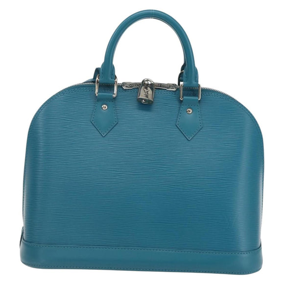LOUIS VUITTON Epi Alma PM Hand Bag Cyan LV Auth 158917SAV