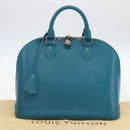 LOUIS VUITTON Epi Alma PM Hand Bag Cyan LV Auth 158917SAV-23