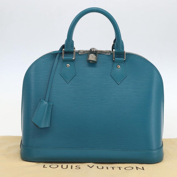 LOUIS VUITTON Epi Alma PM Hand Bag Cyan LV Auth 158917SAV