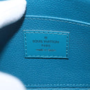 LOUIS VUITTON Epi Pochette Cosmetic Cosmetic Pouch Cyan LV Auth 158918V-13