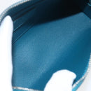 LOUIS VUITTON Epi Pochette Cosmetic Cosmetic Pouch Cyan LV Auth 158918V-14