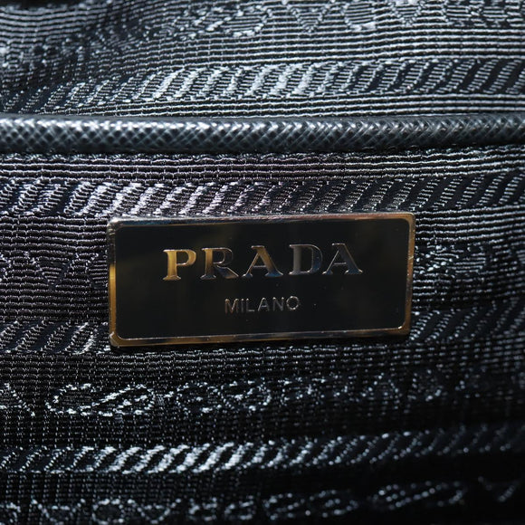 PRADA Backpack Nylon Yellow Silver Auth 158940SM