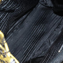 PRADA Backpack Nylon Yellow Silver Auth 158940SM-9