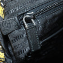 PRADA Backpack Nylon Yellow Silver Auth 158940SM-34
