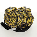 PRADA Backpack Nylon Yellow Silver Auth 158940SM-6