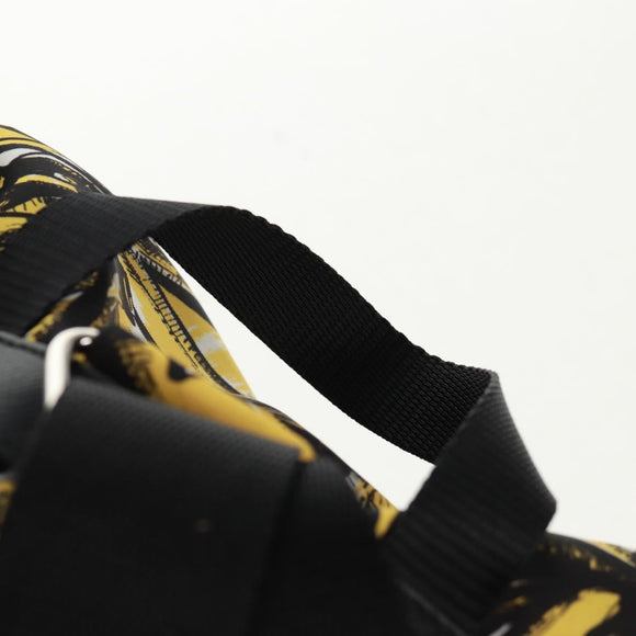 PRADA Backpack Nylon Yellow Silver Auth 158940SM