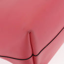 SAINT LAURENT Sac Shopping Tote Bag Leather Pink Gold Auth 158941A-9