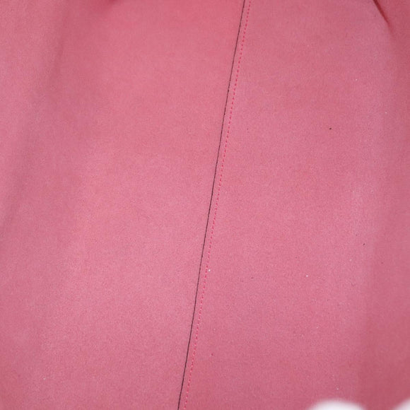 SAINT LAURENT Sac Shopping Tote Bag Leather Pink Gold Auth 158941A