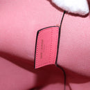 SAINT LAURENT Sac Shopping Tote Bag Leather Pink Gold Auth 158941A-20