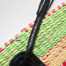 LOEWE Tote Bag Straw 2way Red Auth 158943SAV-15