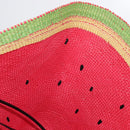 LOEWE Tote Bag Straw 2way Red Auth 158943SAV-18