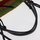 LOEWE Tote Bag Straw 2way Red Auth 158943SAV-7