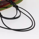 LOEWE Tote Bag Straw 2way Red Auth 158943SAV-9