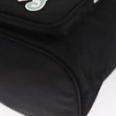 PRADA Hand Bag Nylon 2way Black Silver Auth 158945SAM-17