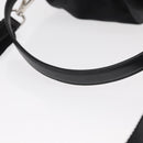PRADA Hand Bag Nylon 2way Black Silver Auth 158945SAM-7