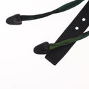 PRADA Backpack Nylon Green Silver Auth 158946V-23