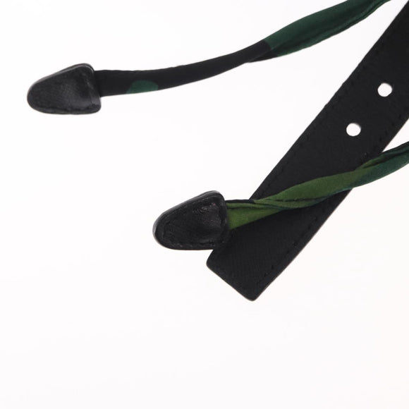 PRADA Backpack Nylon Green Silver Auth 158946V