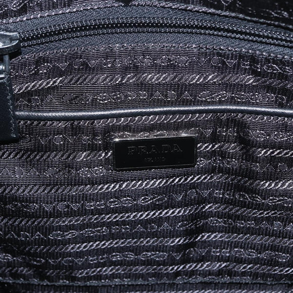 PRADA Backpack Nylon Green Silver Auth 158946V