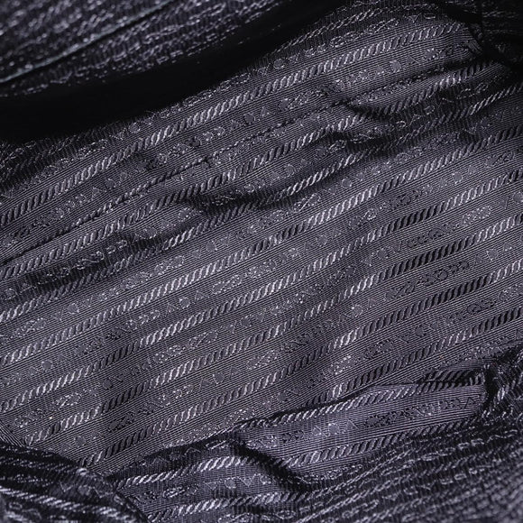 PRADA Backpack Nylon Green Silver Auth 158946V