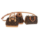 LOUIS VUITTON 2021-2025 Monogram Trio Mini Icon Bag M81081 LV Auth 158948SM-1