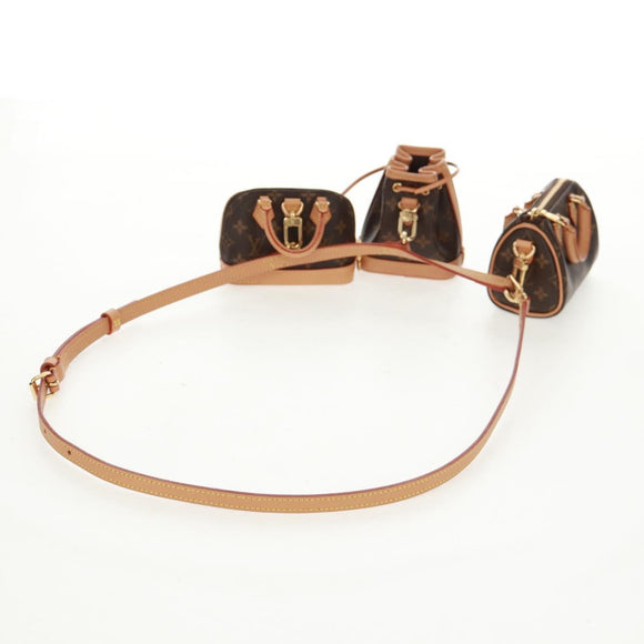 LOUIS VUITTON 2021-2025 Monogram Trio Mini Icon Bag M81081 LV Auth 158948SM