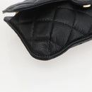 CHANEL Matelasse Chain Eco bag Bag Caviar Skin Black Gold CC Auth 158950SAM-15