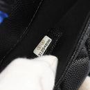 CHANEL Matelasse Chain Eco bag Bag Caviar Skin Black Gold CC Auth 158950SAM-12