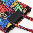 CHANEL Matelasse Chain Eco bag Bag Caviar Skin Black Gold CC Auth 158950SAM-26