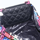 CHANEL Matelasse Chain Eco bag Bag Caviar Skin Black Gold CC Auth 158950SAM-27