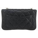 CHANEL Matelasse Chain Eco bag Bag Caviar Skin Black Gold CC Auth 158950SAM-2