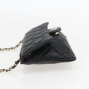 CHANEL Matelasse Chain Eco bag Bag Caviar Skin Black Gold CC Auth 158950SAM-3