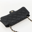 CHANEL Matelasse Chain Eco bag Bag Caviar Skin Black Gold CC Auth 158950SAM-6