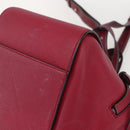 LOEWE Hammock Hand Bag Leather 2way Bordeaux Silver Auth 158952SAV-9