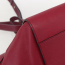 LOEWE Hammock Hand Bag Leather 2way Bordeaux Silver Auth 158952SAV-18