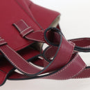 LOEWE Hammock Hand Bag Leather 2way Bordeaux Silver Auth 158952SAV-7
