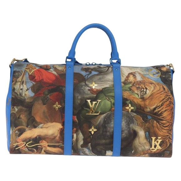 LOUIS VUITTON Masters Collection Keepall Bandouliere 50 M43344 LV Auth 158953SAM